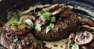 Sprinkle evenly with salt and pepper. Barefoot Contessa Filet Mignon With Mustard Mushrooms Recipes