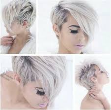 Wear your hair in a short bob and add a nice curl to it to give it a nice flair. Like The Color And Grow Out Short Hair Styles White Hair Color Hair Styles