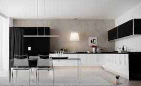Black White Kitchen Diner 665 405 Rendered Minimalist Spaces By Rafael Reis Image 11 Interior Design Center Inspiration