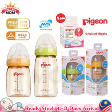 Botol susu ini selamat untuk direbus. Pigeon Bottle Original Botol Susu Pigeon Nipple Puting Teat Pigeon Nursing Bottle Baby Anti Flatulence Ppsu Wide Neck Shopee Malaysia