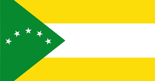 Panama Oeste Province Flag Pie Chart Poster
