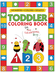 There are specific technics or methods for learning colours for kids. Amazon Com My Numbers Colors And Shapes Toddler Coloring Book With The Learning Bugs Fun Children S Activity Coloring Books For Toddlers And Kids Ages 2 3 4 5 For Kindergarten Preschool