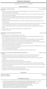 Follow these resume examples and resume tips and you'll line up interviews for your next account executive role in no time. Enterprise Account Manager Resume Sample Mintresume