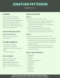 Dj Resume Samples Templates Pdf Doc 2021 Dj Resumes Bot Resume Examples Resume Template Examples Cv Template