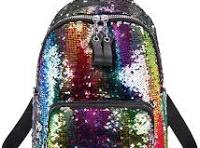 SUCES Damen Pailletten Rucksack Schultasche Mode Daypack Schulranzen  Backpack für Frauen Mädchen Glitzer Umhängetasche Schulrucksack Reise  Travel Bag ...