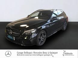 Mercedes Benz Quimper Classe C Break 2019 220 D 194ch Amg Line 9g Tronic Noir Obsidienne