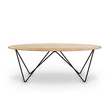 Cette table basse blanche et chêne est aussi stable que solide. Table Basse Orb Ethnicraft Bois Naturel Made In Design