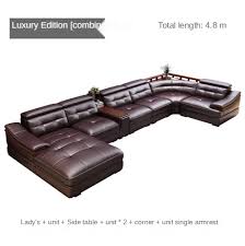 For a slightly more casual look, consider filling your living room with the cavett collection. Leather Sofa U Shaped Head Shaped Leather Simple Modern Living Room Leather Sofa Corner Large Family Sofa Combination Living Room Sofas Aliexpress