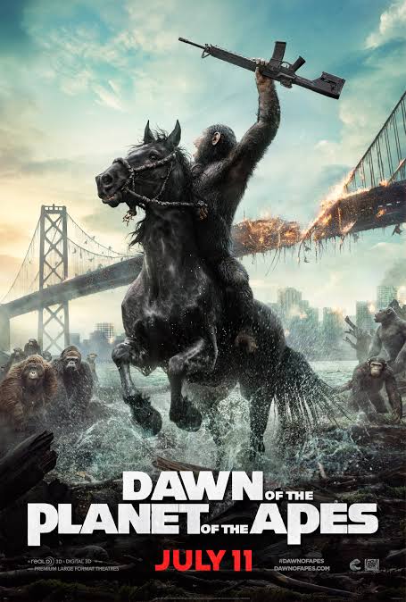 Poster film Dawn of the Planet of the Apes