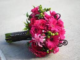 Neutral arrangement flowers flower bouquets ideas about wedding theme for his date. Saman S Blog Silk Wedding Bouquets Hot Pink Wedding Bouquets Pink Prom Flowers Bouquet Bridal Bouquet Pink