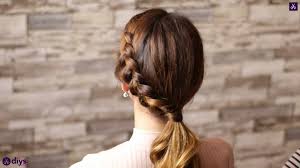 Braid close to your ear. How To Side Braid Your Own Hair For Beginners Video Tutorial