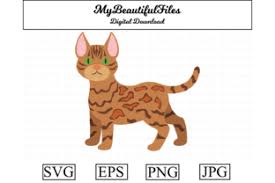 Find & download free graphic resources for bengal cat. Bengal Cat Clipart Illustration Graphic By Mybeautifulfiles Creative Fabrica