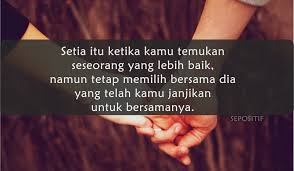 50 Kata Kata Kesetiaan Yang Paling Menyentuh Hati Sepositif