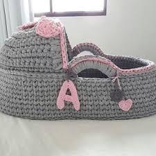 Curso Taller De Como Hacer Hermosos Moises De Trapillo Tejido Muy Simples Paso A Paso Crochet Baby Projects Crochet Baby Crochet Basket