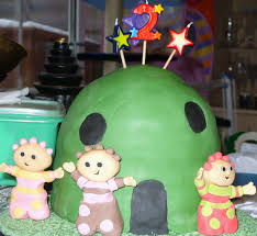 In The Night Garden Tombliboos Night Garden Vanilla Sponge Cake