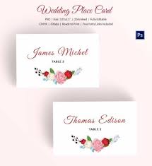 Maybe you would like to learn more about one of these? 58 Free Printable Wedding Name Place Card Templates In Word By Wedding Name Place Card Templates Cards Design Templates
