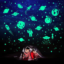 Buy 260 Pcs Glow In The Dark Stars Glowing Stars For Ceiling Star Wall Decals Solar System Space Galaxy Planets Wall Stickers For Kids Girls Boys Room Decorations For Bedroom Online In