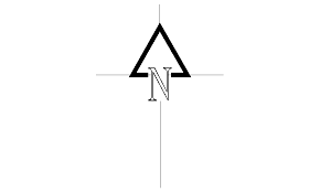 Arrow Showing North Side Direction Symbol Block Dwg File Arrow Tattoo Design Arrow Tattoos Arrow Show