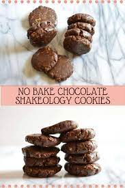 No Bake Chocolate Shakeology Cookies Recipe Shakeology Cookie Shakeology Desserts 21 Day Fix Desserts