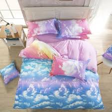 This complete pastel cloud bedroom linen set is soooo dreamy! Cute Kawaii Bedding Sets Kawaii Group