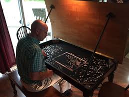Hidden Puzzle Table Post Puzzle Table Diy Dining Table Diy Dining