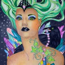 The Fantasy Girls Coloring Book Nadiia Zehbrakovska