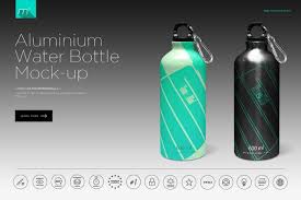 Aluminium Water Bottle Mock Up Bottle Mockup Aluminum Water Bottles Bottle