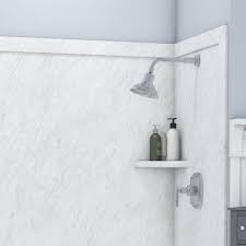 The tile that surrounds your bathtub undergoes a lot of abuse because it's constantly exposed to this can leave the tile looking dull and dirty. Flexstone Elite 60 W X 32 D X 60 H Bathtub Surround 3 Piece At Menards