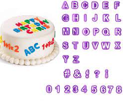 New+zhuanyi 40pcs letter alphabet number fondant cake cookie cutter pan mold. Buy Zhcoy 40pcs Alphabet Number Letter Fondant Cake Decorating Set Icing Cutter Mold Mould Online In Japan B07zj4f9rj