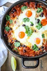 Baked Huevos Rancheros Rancher S Eggs The Food Blog Recipe Mexican Breakfast Recipes Eat Breakfast Food