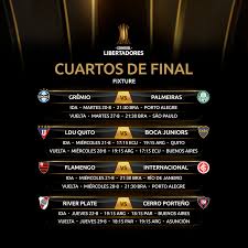 Chile crisis forces copa libertadores final switch to lima. Calendario De Disputa De Los Cuartos De Final De La Conmebol Libertadores Conmebol
