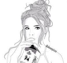 Imagen Relacionada Retrato Lapiz Lindos Dibujos Tumblr Esbozar Dibujos