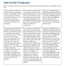 We did not find results for: Side By Side Paragraphs In Word Documents