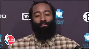James harden's journey from an asthmatic child to the nba's mvp has captured the imagination of fans. James Harden Reacts To His Debut With The Nets And Playing With Durant I M Very Unselfish Espn Youtube