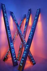 jenny holzer presents first chinese led texts jenny holzer text art conceptual art
