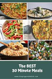 30 One Pan Weeknight Meals That Take 30 Minutes Or Less Delicious Dinner Recipes Meals Dinner Recipes