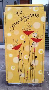 Greeting Card Designer My Street Art On A Berkeley Utility Box Street Art Murals Street Art Utility Box