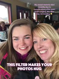 Hugging My Passed Away Mom Filter