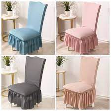 This video will show you how to clean fabric chairs easy with dawn and baking soda.check out my video for more info. Super Soft Polar Fleece Fabric Skirt Chair Cover Modern Elastic Chair Covers Dining Room Chair Covers Spandex For Kitchen Chair Cover Aliexpress