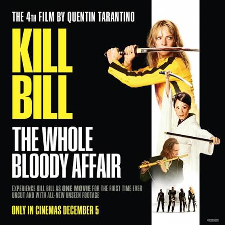 You didn't think it was over, did you? 🩸 Kill Bill: The Whole Bloody Affair,  Tarantino's full revenge saga, uncut, unleashed & on the big screen as one  film for the first