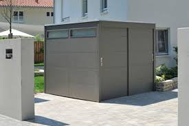 Fahrradhauser Die Traumgarten Ag Moderner Schuppen Fahrradhaus Gartenhaus Mit Veranda