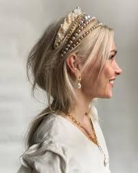 Triple Pearl Wrap Headband In 2020 Luxury Hair Accessories Pearl Headband Hair Styles