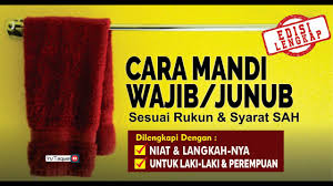 Niat mandi besar yang disebabkan junub mimpi basah, keluar mani, persetubuhan, bertemunya kedua kemaluan walaupun tidak mengeluarkan air mani Cara Mandi Wajib Yang Benar Bagi Laki Laki Dan Perempuan Menurut Islam Beserta Niatnya Youtube