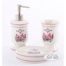 Set Accessori Bagno Rose Shabby Chic Accessori Bagno Shabby Chic Bagni Shabby Shabby