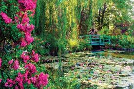 Monets Garden With Flowers In Giverny France Susanne Kremer Icanvas Monet Garden Giverny Giverny France Giverny