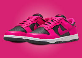 The Women's Exclusive Nike Dunk Low Fierce Pink Black Releases Holiday 2023