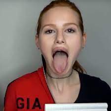 Madelaine petsch tongue