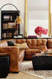 Due to its good quality, leather furniture usually lasts. Living Room Inspiration Tan Leather Sofa