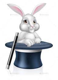 Magicians Bunny Rabbit The Magicians Vector Animals Bunny Rabbit
