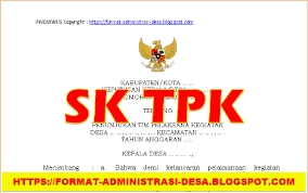 Maybe you would like to learn more about one of these? Contoh Sk Tpk Desa Tahun 2021 Doc Dan Pdf Format Administrasi Desa